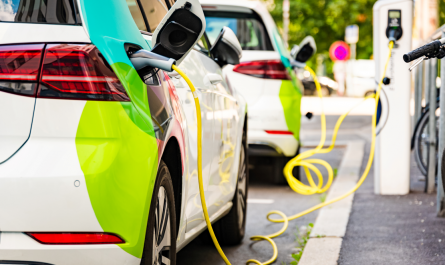 voitures électriques borne de recharge